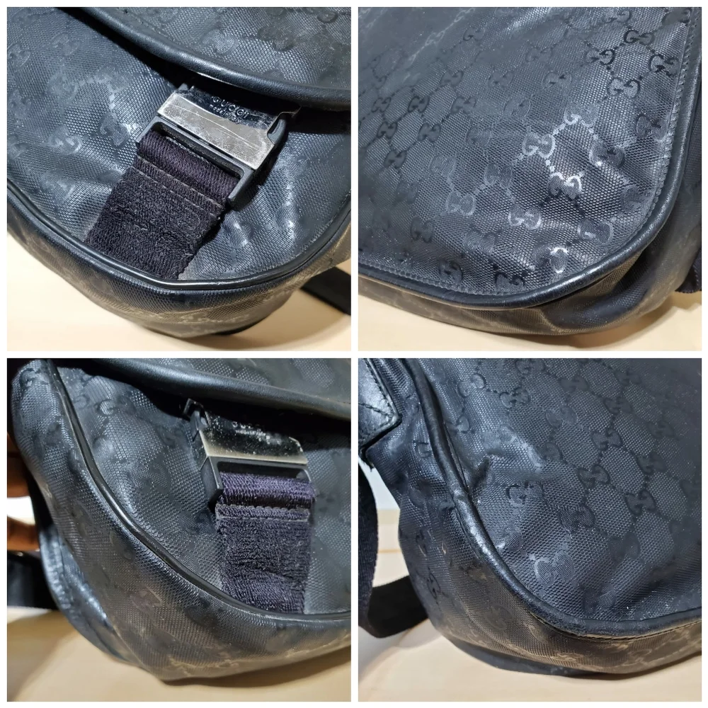 Gucci Imprime Monogram Flap Messenger Bag